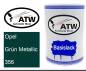 Preview: Opel, Grün Metallic, 356: 500ml Lackdose, von ATW Autoteile West.